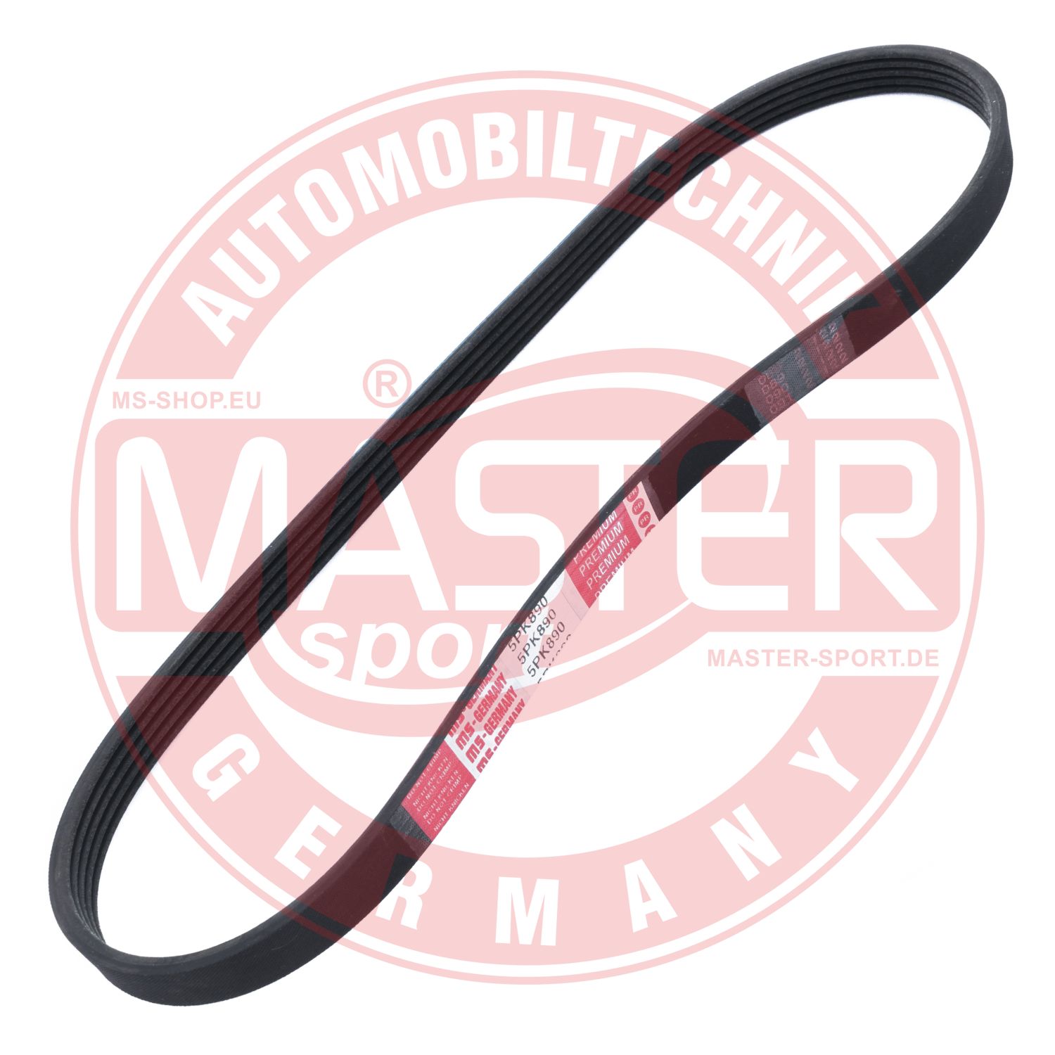 Curea transmisie cu caneluri MASTERSPORT GERMANY 5PK890-PCS-MS