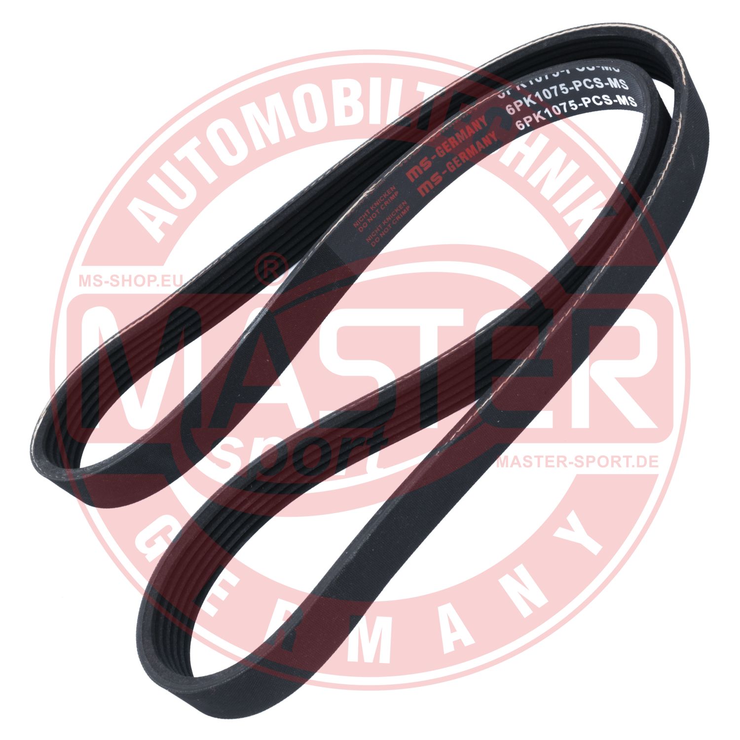 Curea transmisie cu caneluri MASTERSPORT GERMANY 6PK1075-PCS-MS