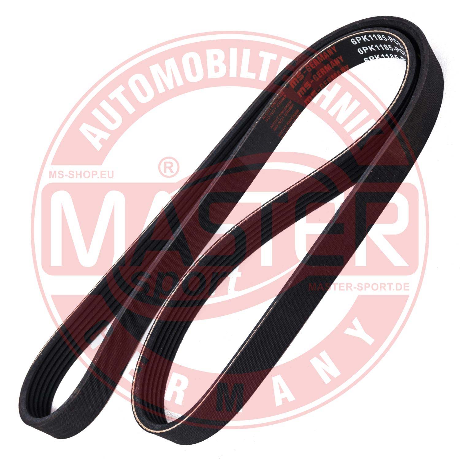 Curea transmisie cu caneluri MASTERSPORT GERMANY 6PK1185-PCS-MS