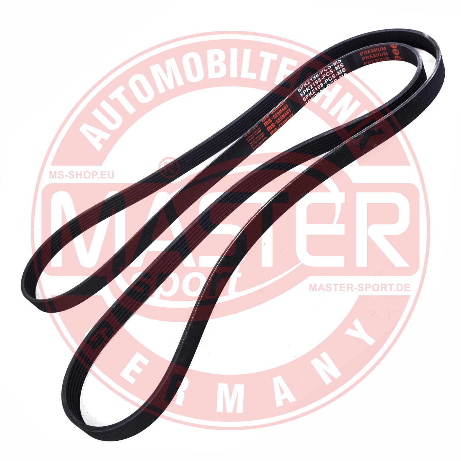 Curea transmisie cu caneluri MASTERSPORT GERMANY 6PK2198-PCS-MS