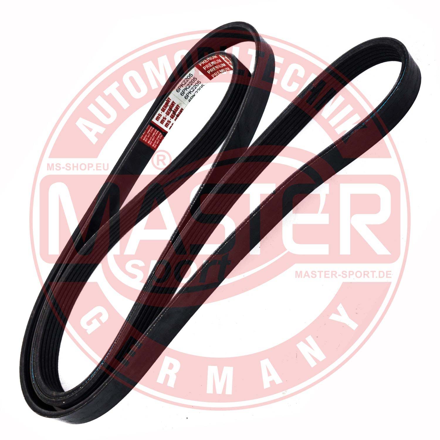 Curea transmisie cu caneluri MASTERSPORT GERMANY 6PK2205-PCS-MS