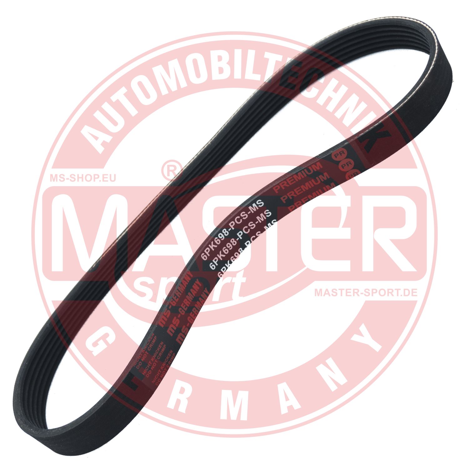 Curea transmisie cu caneluri MASTERSPORT GERMANY 6PK698-PCS-MS