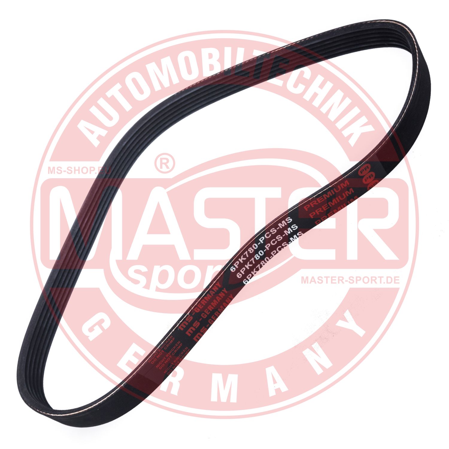 Curea transmisie cu caneluri MASTERSPORT GERMANY 6PK780-PCS-MS