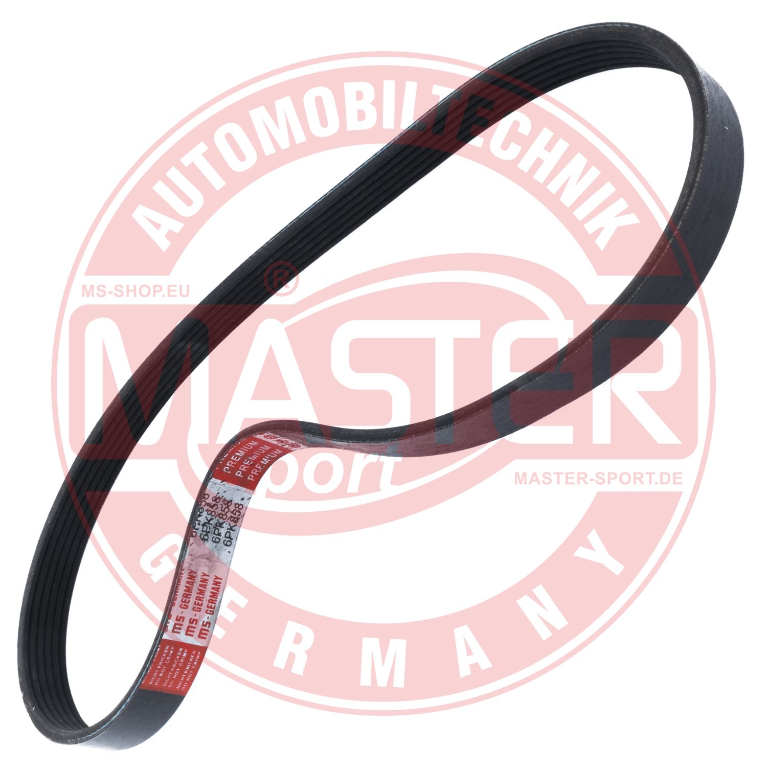 Curea transmisie cu caneluri MASTERSPORT GERMANY 6PK858-PCS-MS