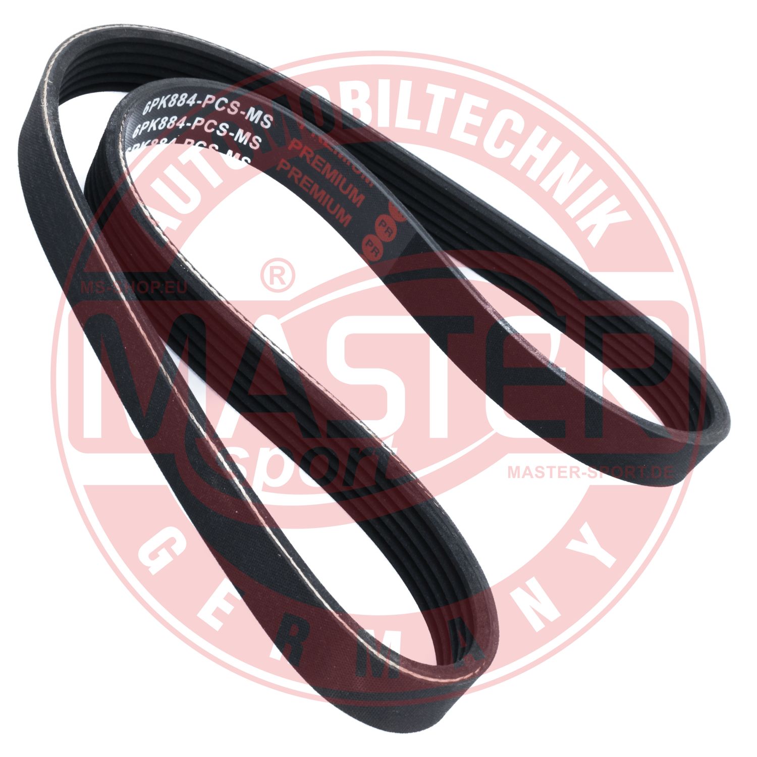 Curea transmisie cu caneluri MASTERSPORT GERMANY 6PK884-PCS-MS