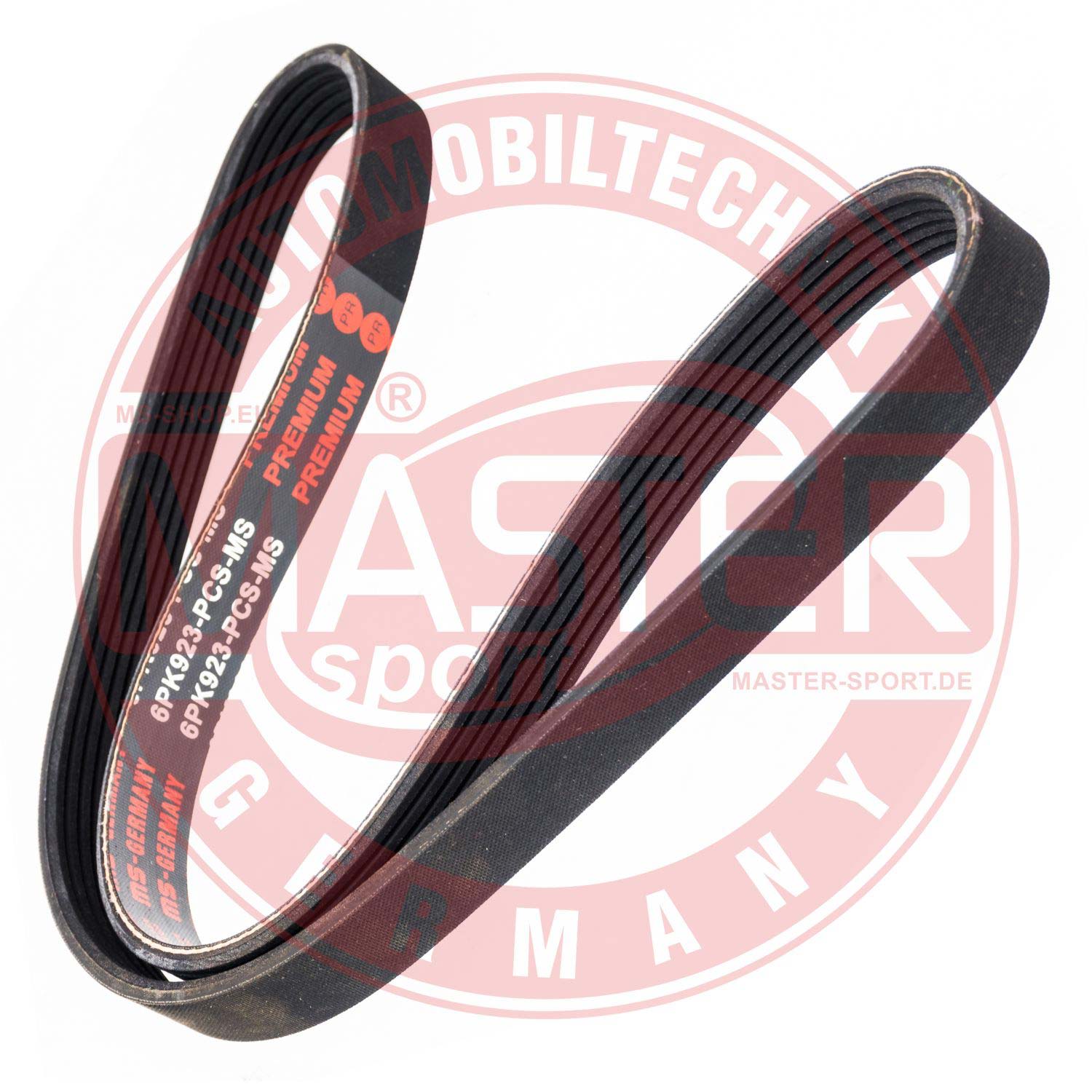 Curea transmisie cu caneluri MASTERSPORT GERMANY 6PK923-PCS-MS