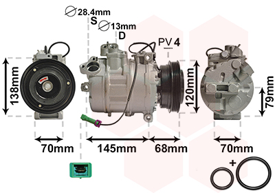 Compresor climatizare VAN WEZEL 0300K011