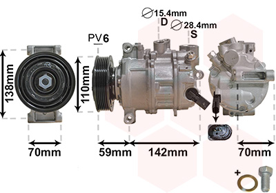 Compresor climatizare VAN WEZEL 0300K401