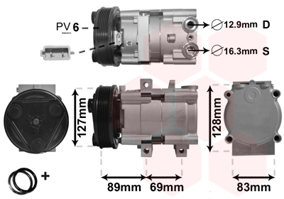 Compresor climatizare VAN WEZEL 1800K322