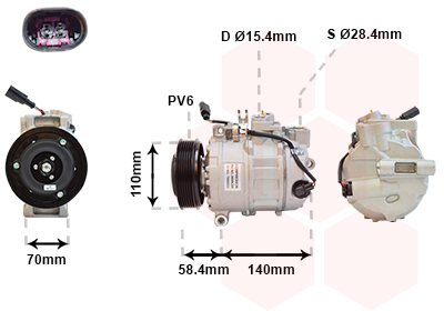 Compresor climatizare VAN WEZEL 5800K265