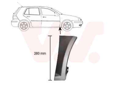 Aripa VW GOLF IV (1J1) 1.4 16V  benzina 75 cai VAN WEZEL 5888156
