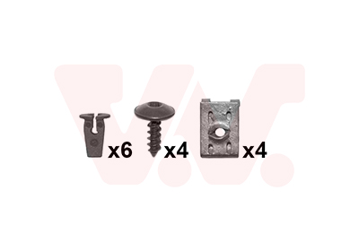 Set montaj aripa laterala VW GOLF V (1K1) 1.9 TDI  diesel 105 cai VAN WEZEL 5894796