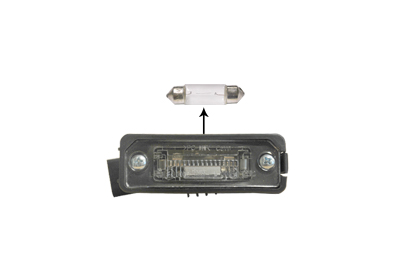 Iluminare numar de circulatie VW PASSAT B6 (3C2) 2.0 TDI  diesel 170 cai VAN WEZEL 5839920