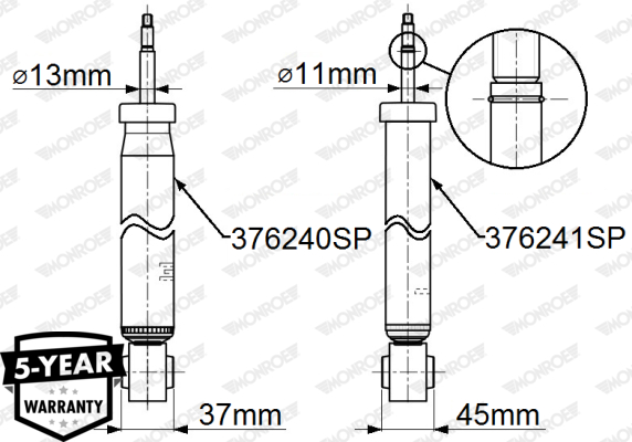 Amortizor MONROE 376240SP