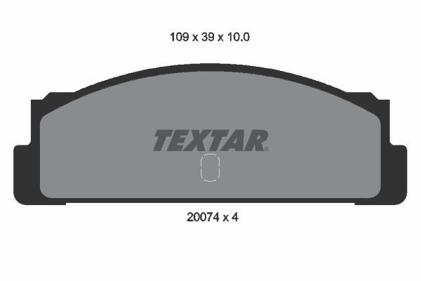 Placute frana TEXTAR 2007404