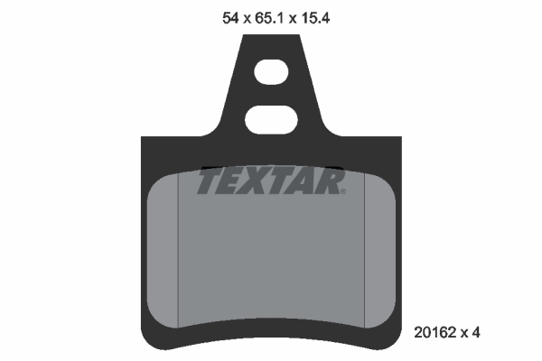 Placute frana TEXTAR 2016203