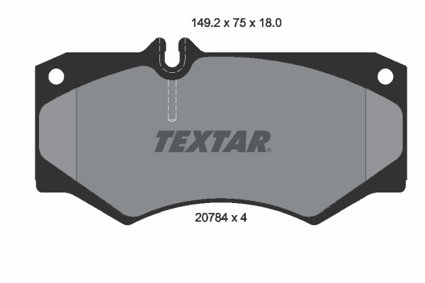 Placute frana TEXTAR 2078401