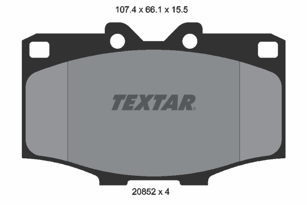Placute frana TEXTAR 2085201