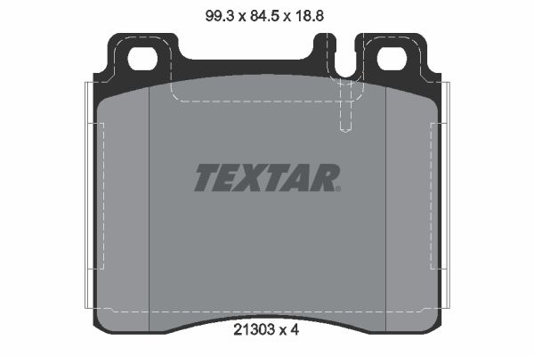 Placute frana TEXTAR 2130304