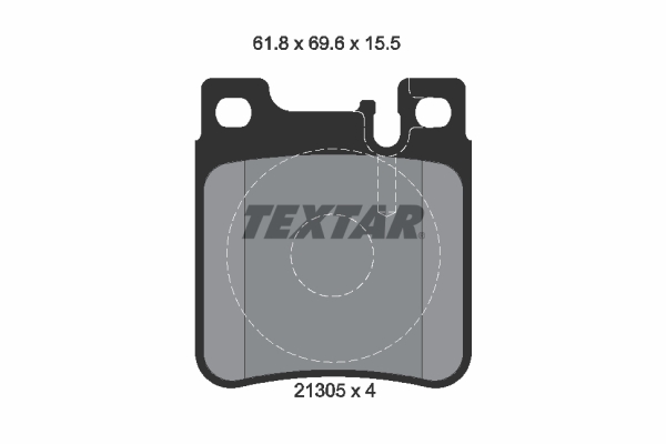 Placute frana TEXTAR 2130501