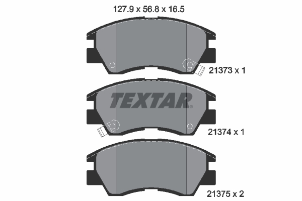 Placute frana TEXTAR 2137301