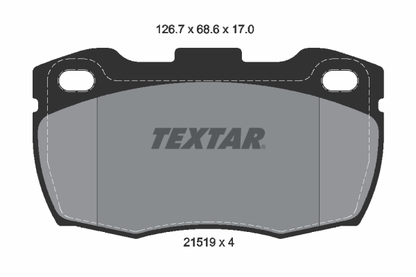 Placute frana TEXTAR 2151902