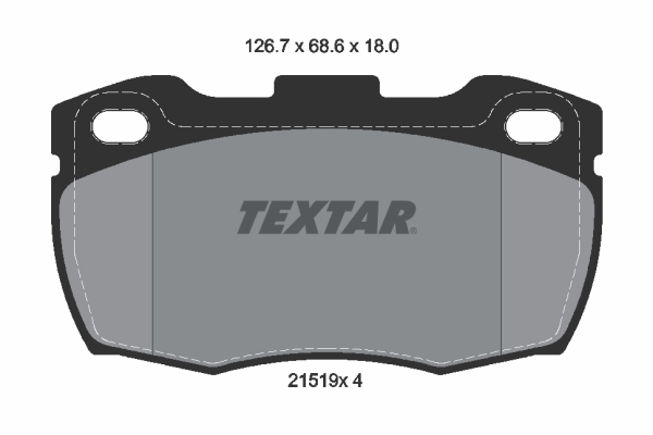Placute frana TEXTAR 2151901