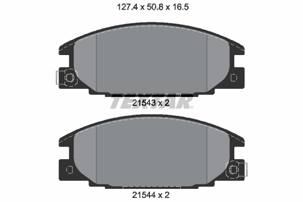 Placute frana TEXTAR 2154302