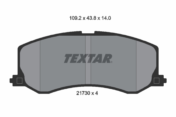 Placute frana TEXTAR 2173001