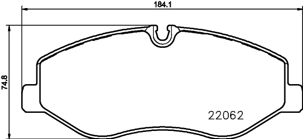Placute frana TEXTAR 2206201