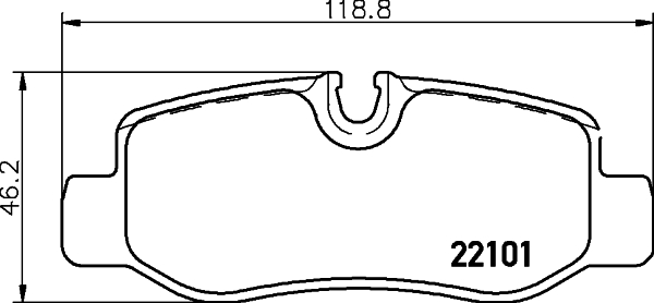 Placute frana TEXTAR 2210101
