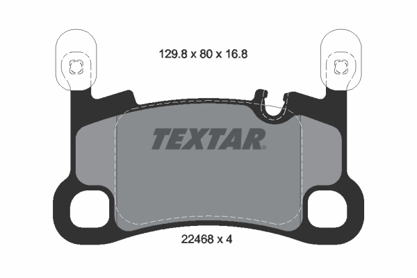 Placute frana TEXTAR 2246801