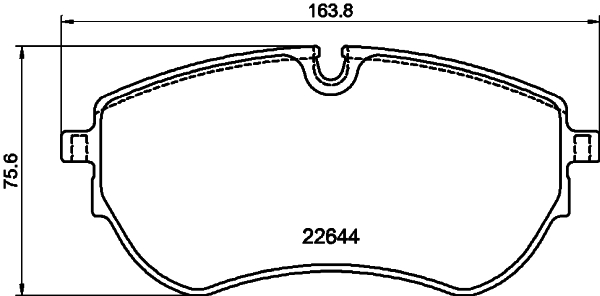 Placute frana TEXTAR 2264403