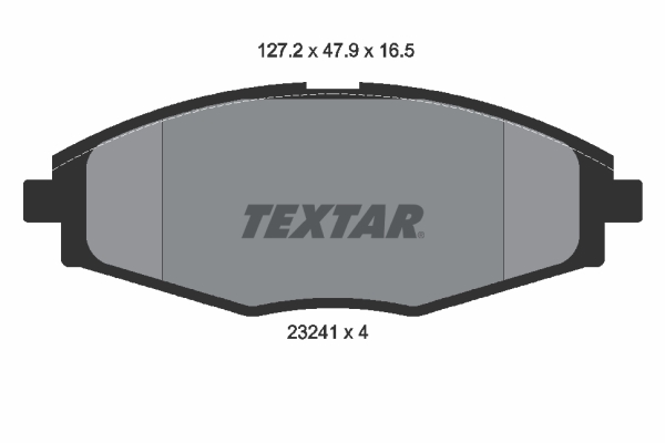 Placute frana TEXTAR 2324102