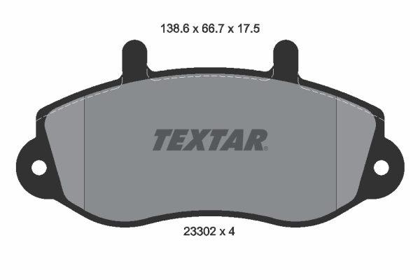 Placute frana TEXTAR 2330201