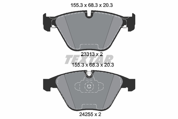 Placute frana TEXTAR 2331301