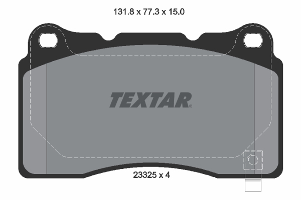 Placute frana TEXTAR 2332501