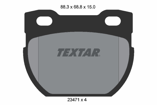 Placute frana TEXTAR 2347101