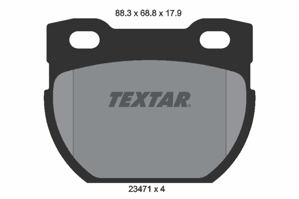 Placute frana TEXTAR 2347103