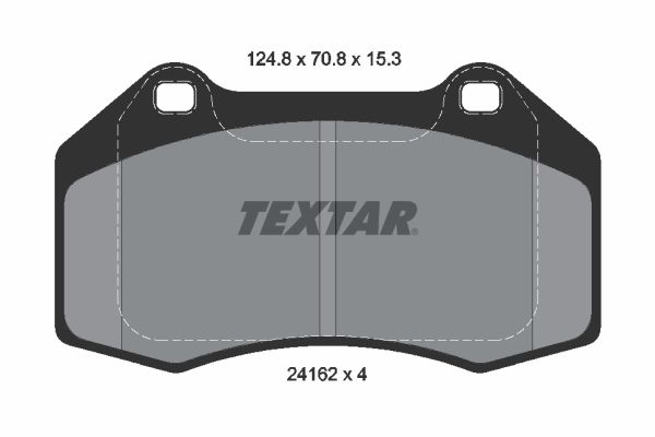 Placute frana TEXTAR 2416201