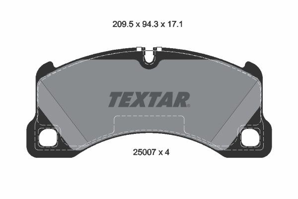 Placute frana TEXTAR 2500701