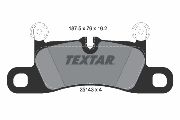 Placute frana TEXTAR 2514301