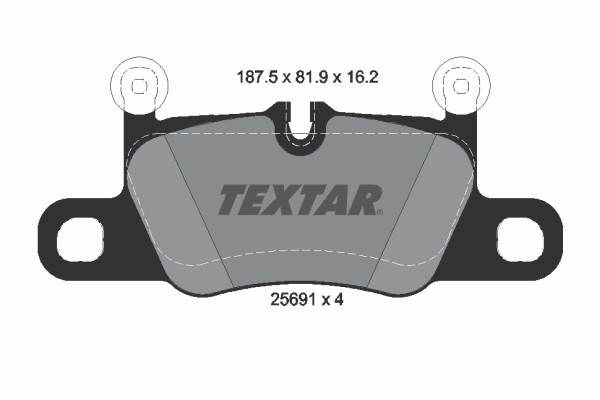 Placute frana TEXTAR 2569101