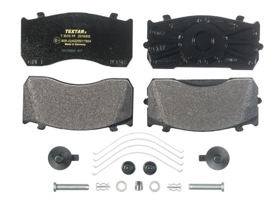 Placute frana TEXTAR 2918302