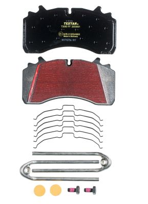 Placute frana TEXTAR 2933601