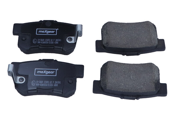 Placute frana MAXGEAR 19-3669