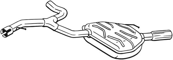 Toba esapament finala BOSAL 235-929