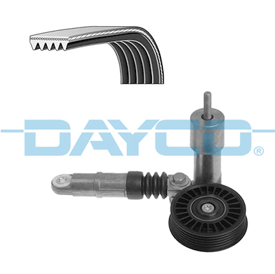 Set curea transmisie cu caneluri DAYCO KPV254