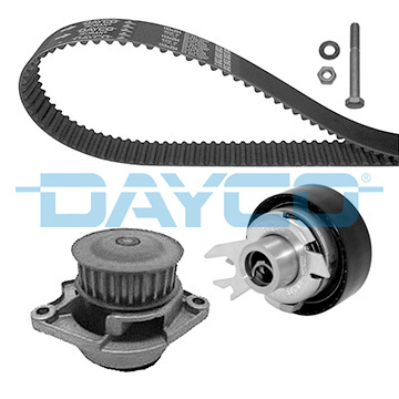 Set pompa apa + curea dintata VW POLO (6N2) 1.4  benzina 60 cai DAYCO KTBWP2551