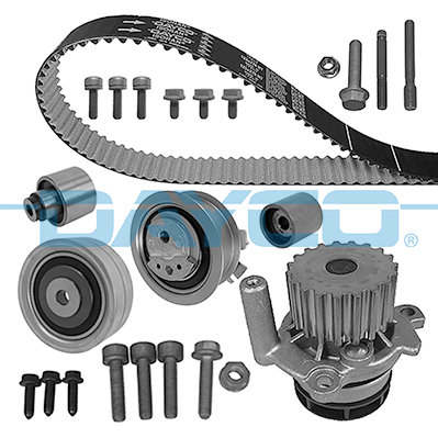 Set pompa apa + curea dintata VW POLO V (6R1, 6C1) 1.2 TDI  diesel 75 cai DAYCO KTBWP7880